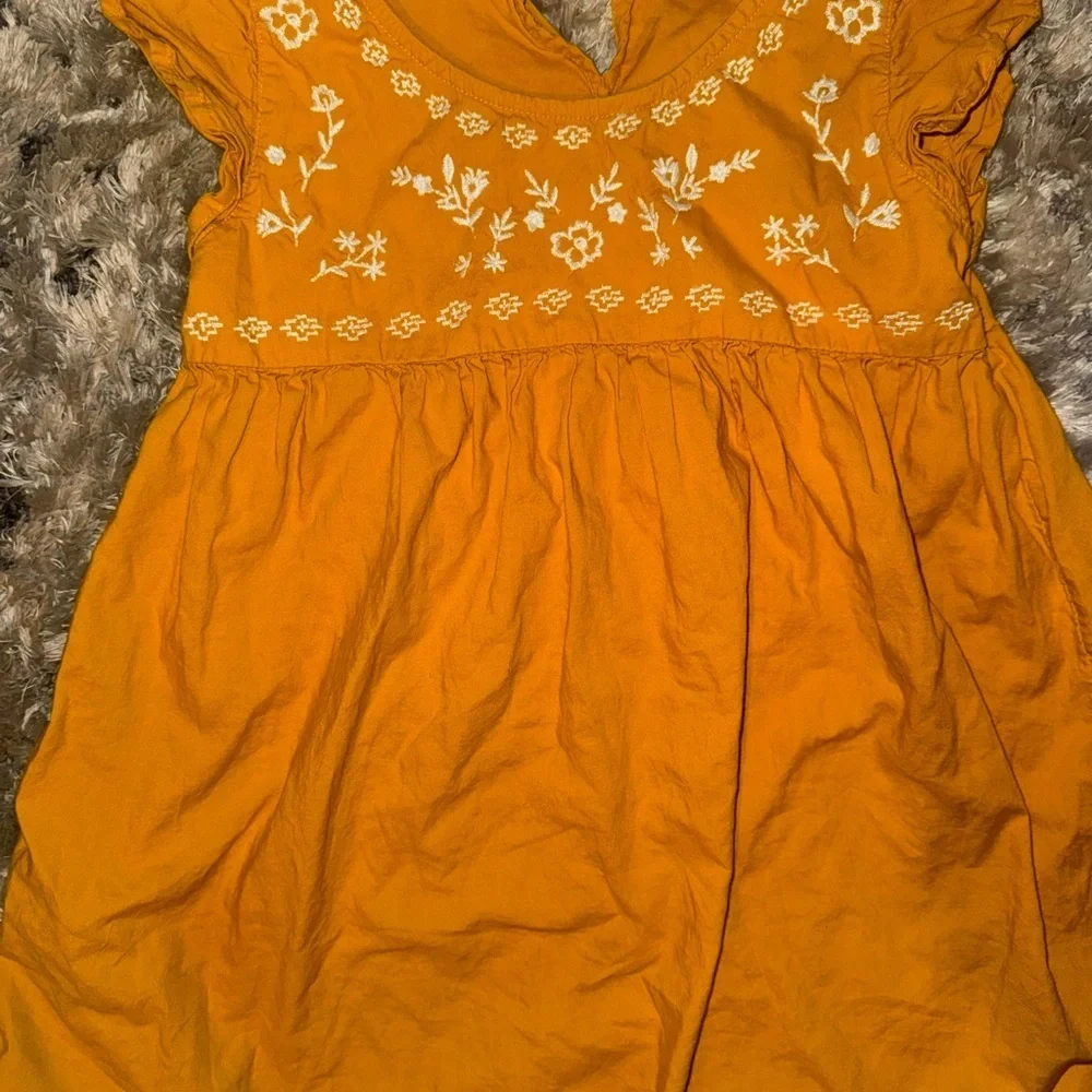 GAP Golden Yellow Kids Casual Dress